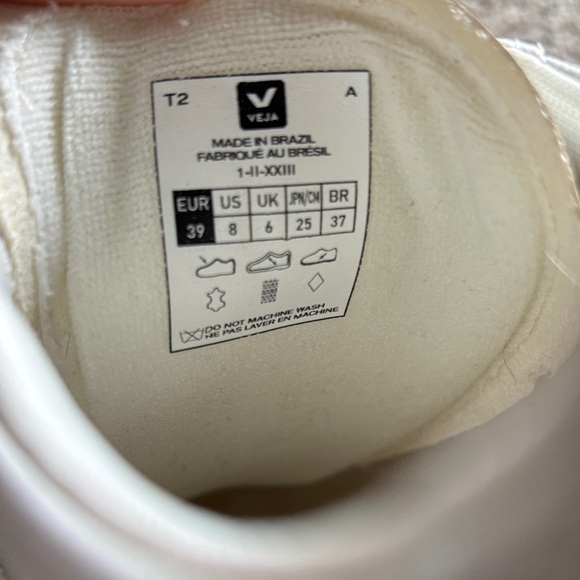 Veja White and Tan Sneakers - Picture 4 of 4